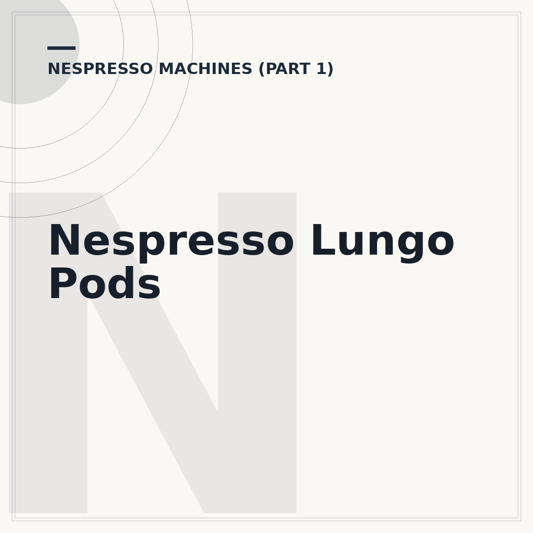 Nespresso Lungo Pods