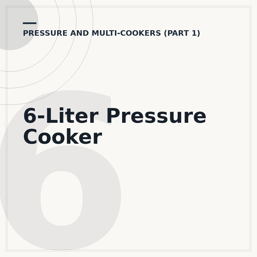 6-Liter Pressure Cooker