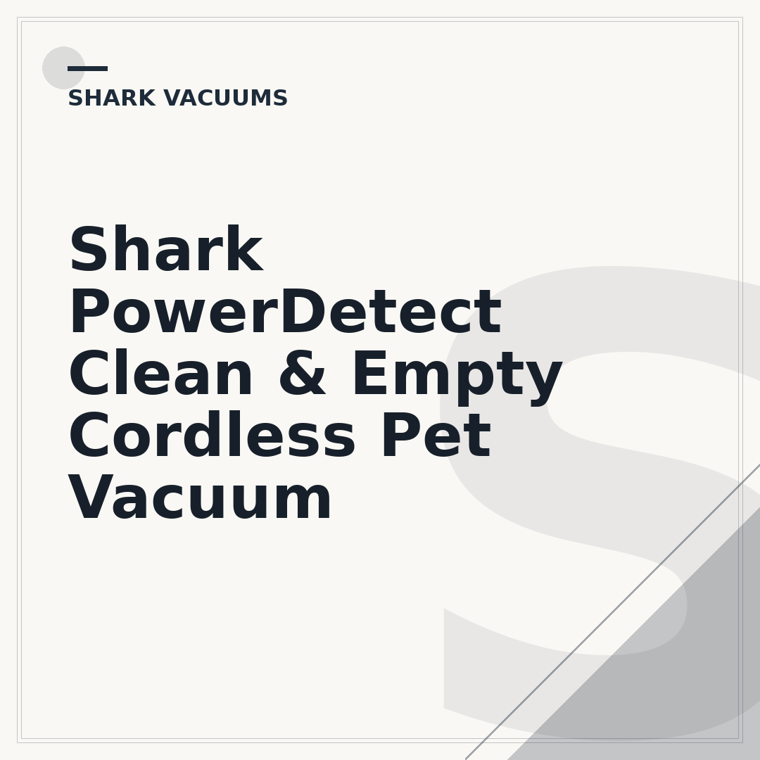 Shark PowerDetect Clean & Empty Cordless Pet Vacuum