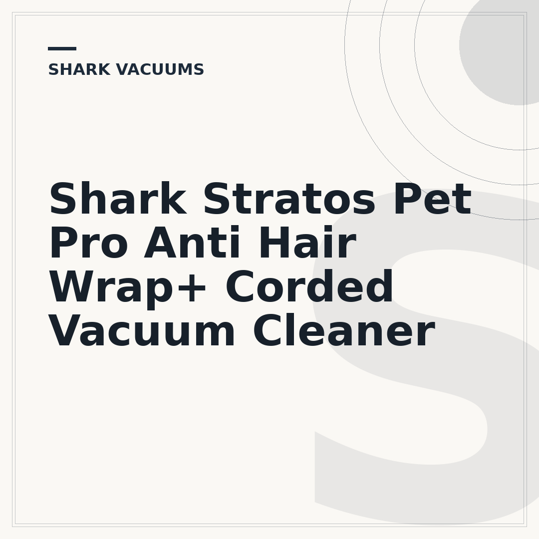 Shark Stratos Pet Pro Anti Hair Wrap+ Corded Vacuum Cleaner