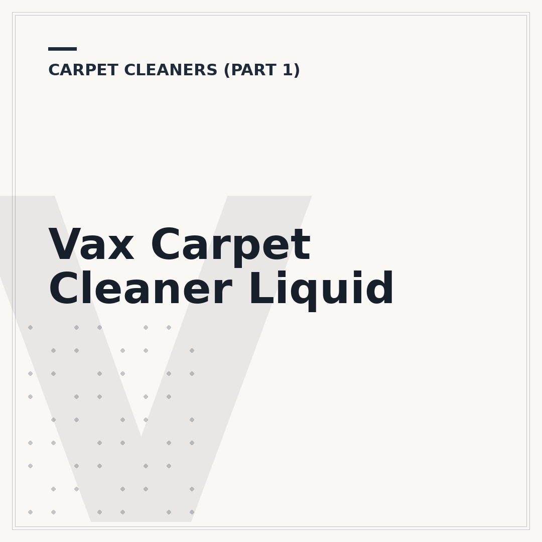 Vax Carpet Cleaner Liquid