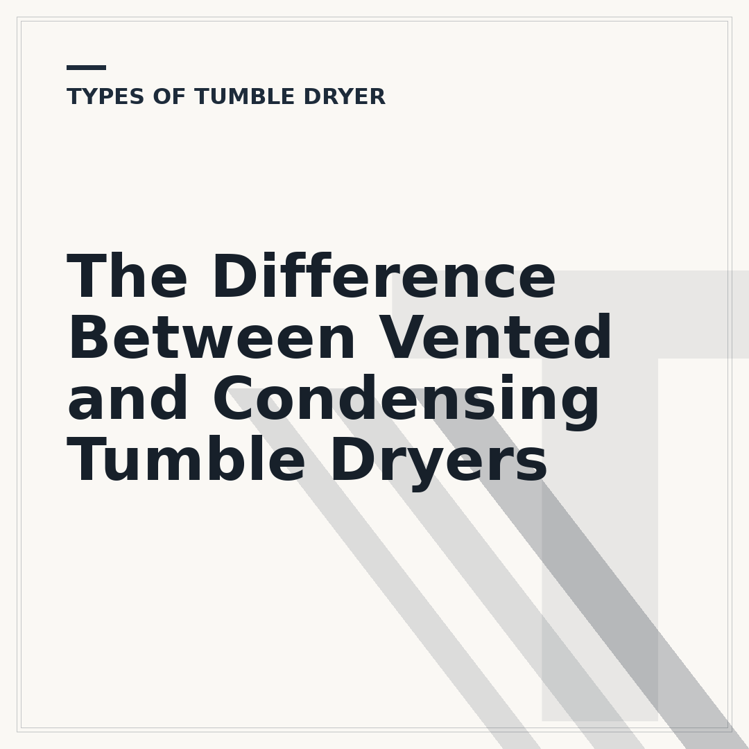 The Difference Between Vented and Condensing Tumble Dryers